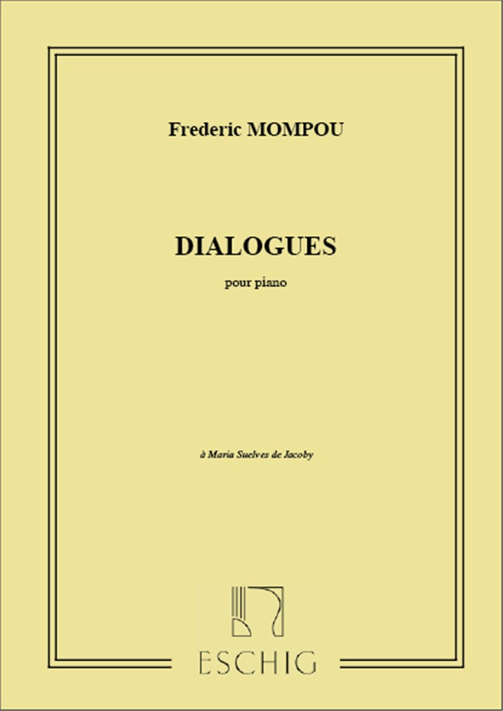 Dialogues - 2 Pieces Pour Piano